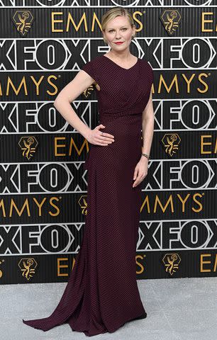 <p> David Fisher/Shutterstock</p> Kirsten Dunst at the 2023 Emmys.
