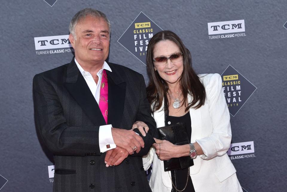 Leonard Whiting and Olivia Hussey in 2018 (AFP via Getty Images)
