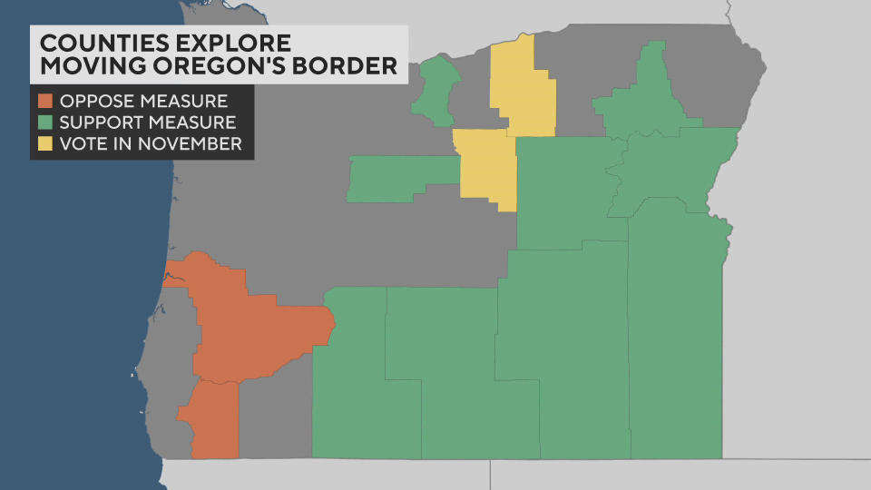 Next month voters in Morrow and Wheeler Counties in eastern Oregon will decide on ballot measures in support of becoming part of Idaho. / Credit: CBS News