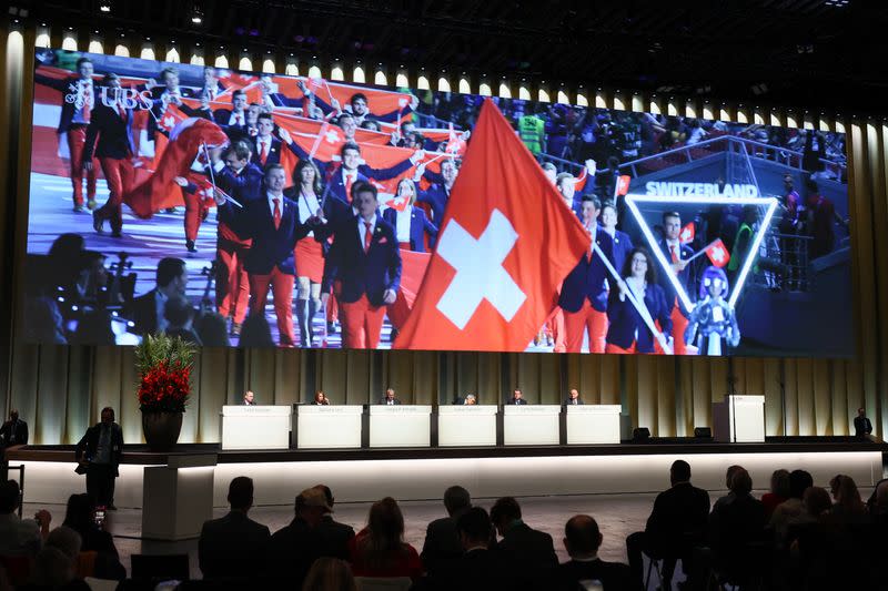 UBS Annual General Meeting in Basel