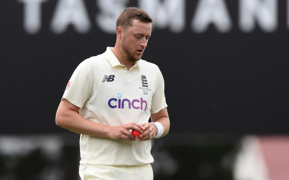 England's Ollie Robinson/Day-night Test cricket a 'gimmick', says Robinson - Matt Roberts/Getty Images