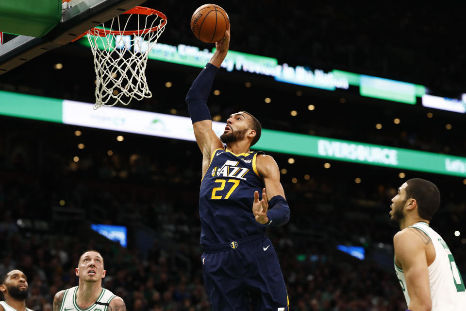 Utah Jazz star Rudy Gobert can become an unrestricted free agent in 2021. (Omar Rawlings/Getty Images)