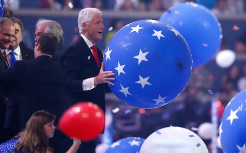 Bill Clinton likes balloons - Credit: Alamy