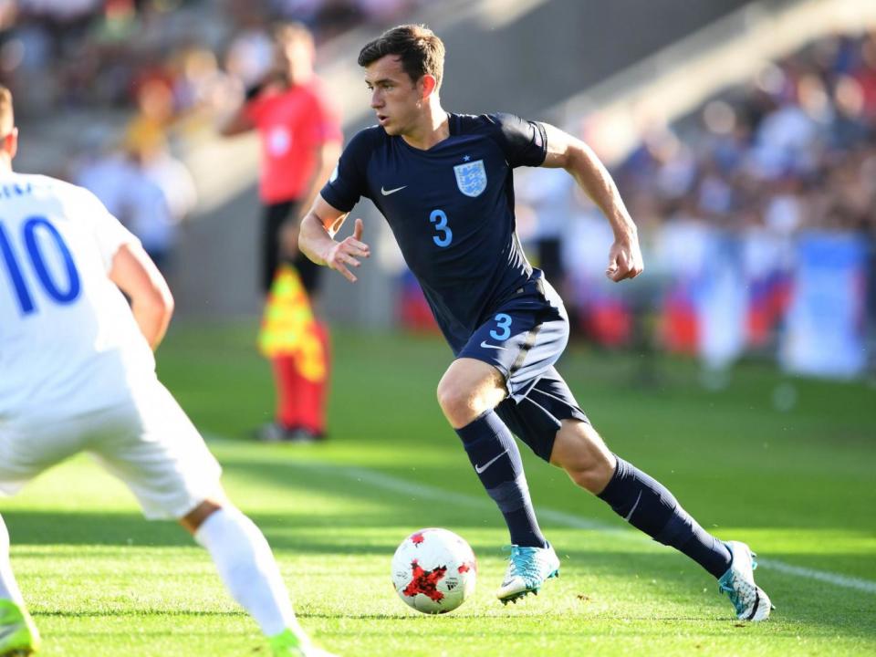 Ben Chilwell in action for England U21s (Getty)