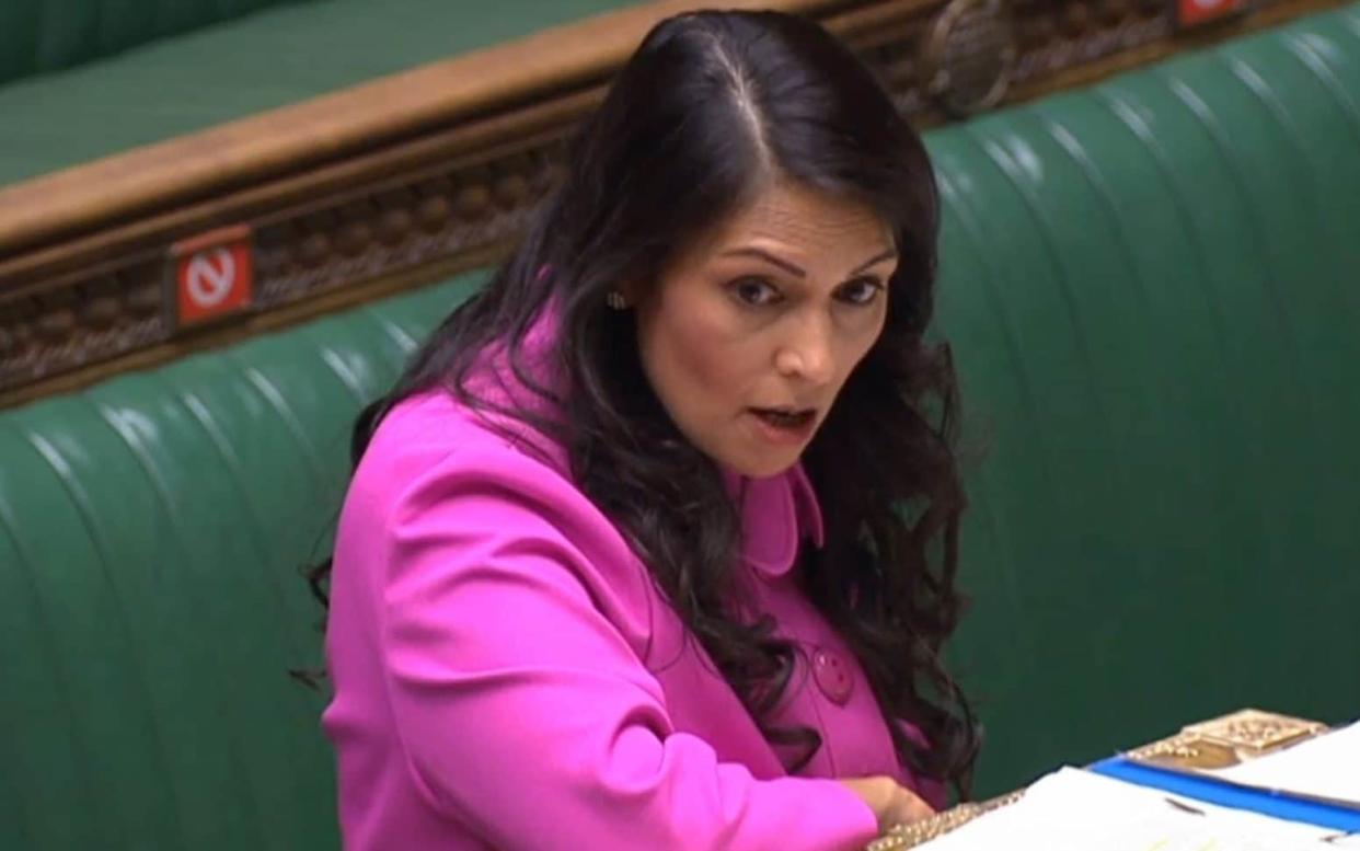 Priti Patel said the powers had come into force at a time when 'the threat posed to the UK from hostile state activity is growing and ever changing' - PA
