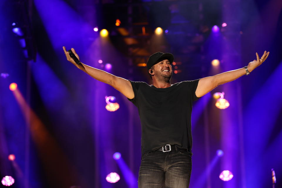 <span><span>Luke Bryan performs at Nissan Stadium on Sunday, June 11 during CMA Fest 2023 in downtown Nashville.</span><span>Hunter Berry+CMA</span></span>