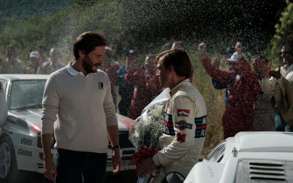 Daniel Brühl plays Roland Gumpert in Race for Glory: Audi vs. Lancia