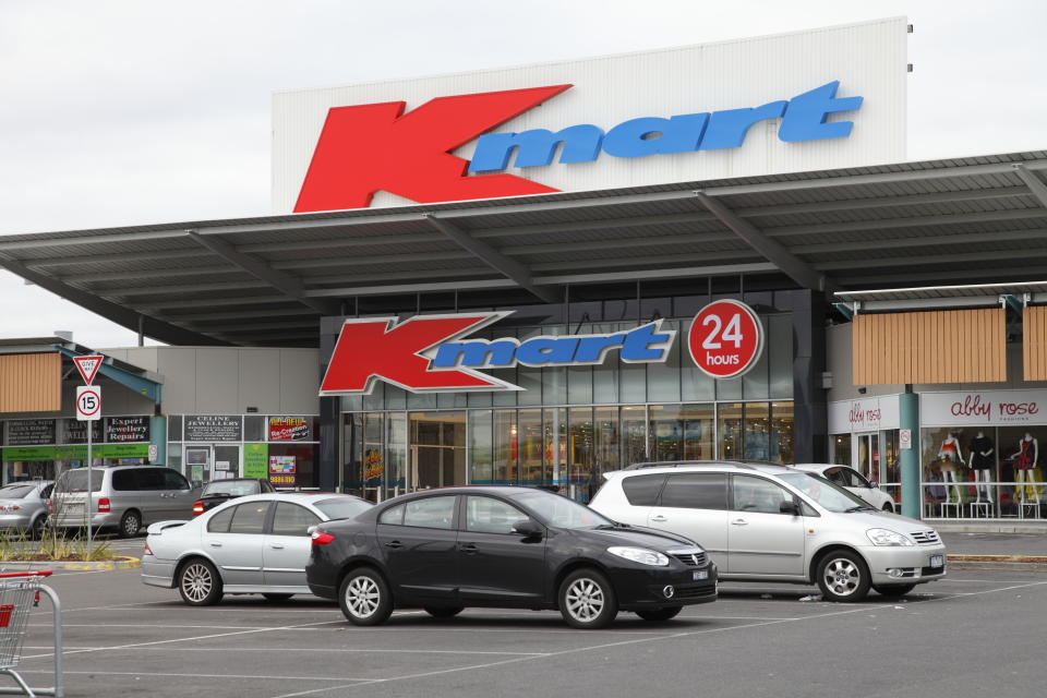 "Melbourne, Australia - August 19, 2012: Kmart is an internationally recognised discount retailer. Here is the carpark and entrance to the 24 hour store in Burwood, Melbourne."