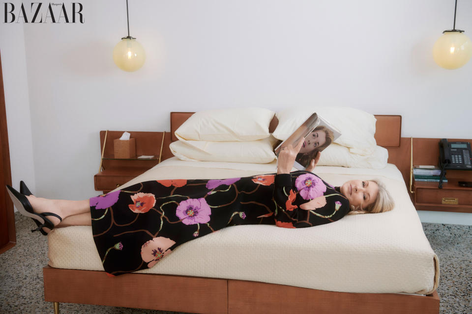 Martha Stewart in Gucci, natch. (Photo: Harper's Bazaar / Cass Bird)