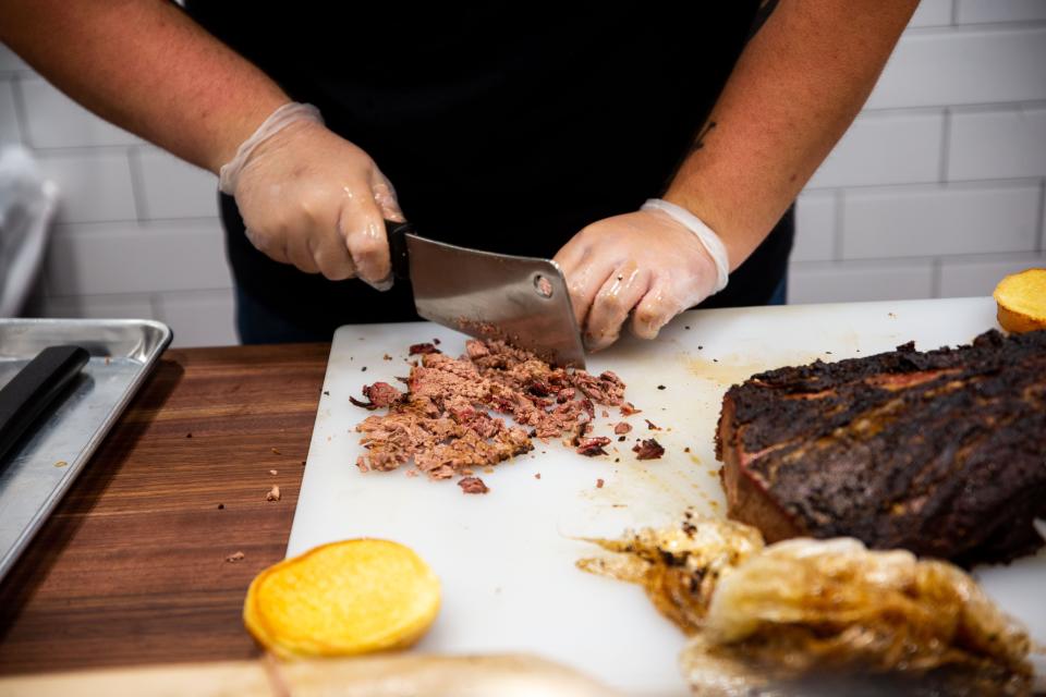 After a weekend of soft hours, Holland Township's much-anticipated Dickey's Barbecue Pit has opened for business.