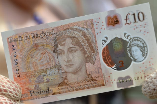 Jane Austen bank note