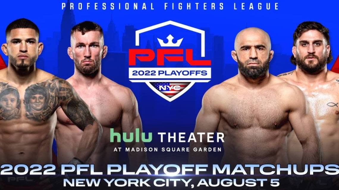 The PFL Playoffs in the light heavyweight division on Aug. 5 via ESPN feature a semifinal battle of (South Florida) American Top Team fighters with Omari Akhmedov vs. Josh Silveira.