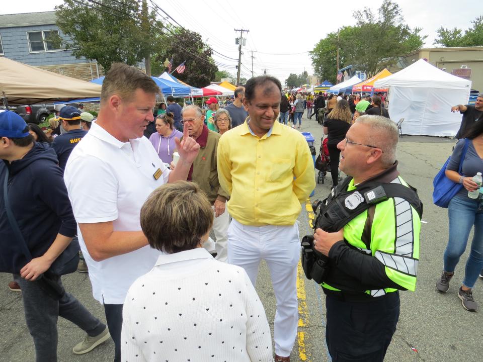Paul DeGroot (left). at the Parsippany Fall Festival in 2022