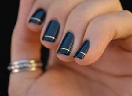 Navy + Gold