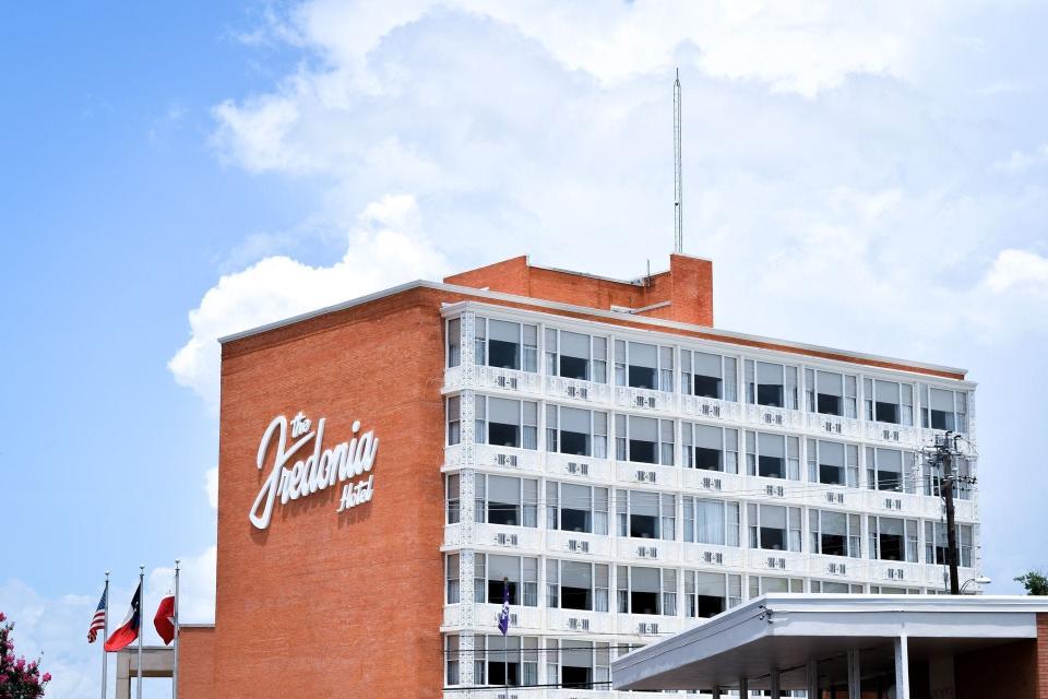 The midcentury chic Fredonia Hotel, built in 1955, went dark in 1985, but has recently been revived. It serves as a hub for tourism in Nacogdoches, Texas. As one reader, Walter Riggs, says: "If the Rat Pack was visiting East Texas, this is where they’d hang!"