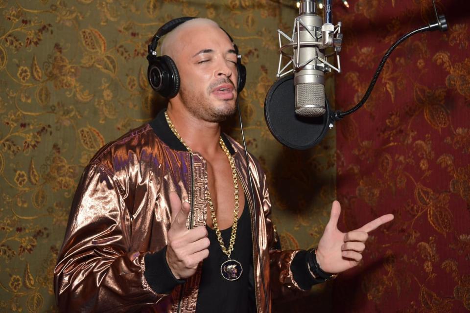 <div class="inline-image__caption"><p>Kuba Ka records his summer single “Sex In Rio” at EastWest Studios In Hollywood on July 7, 2015, in Los Angeles, California.</p></div> <div class="inline-image__credit">Araya Doheny/Getty</div>