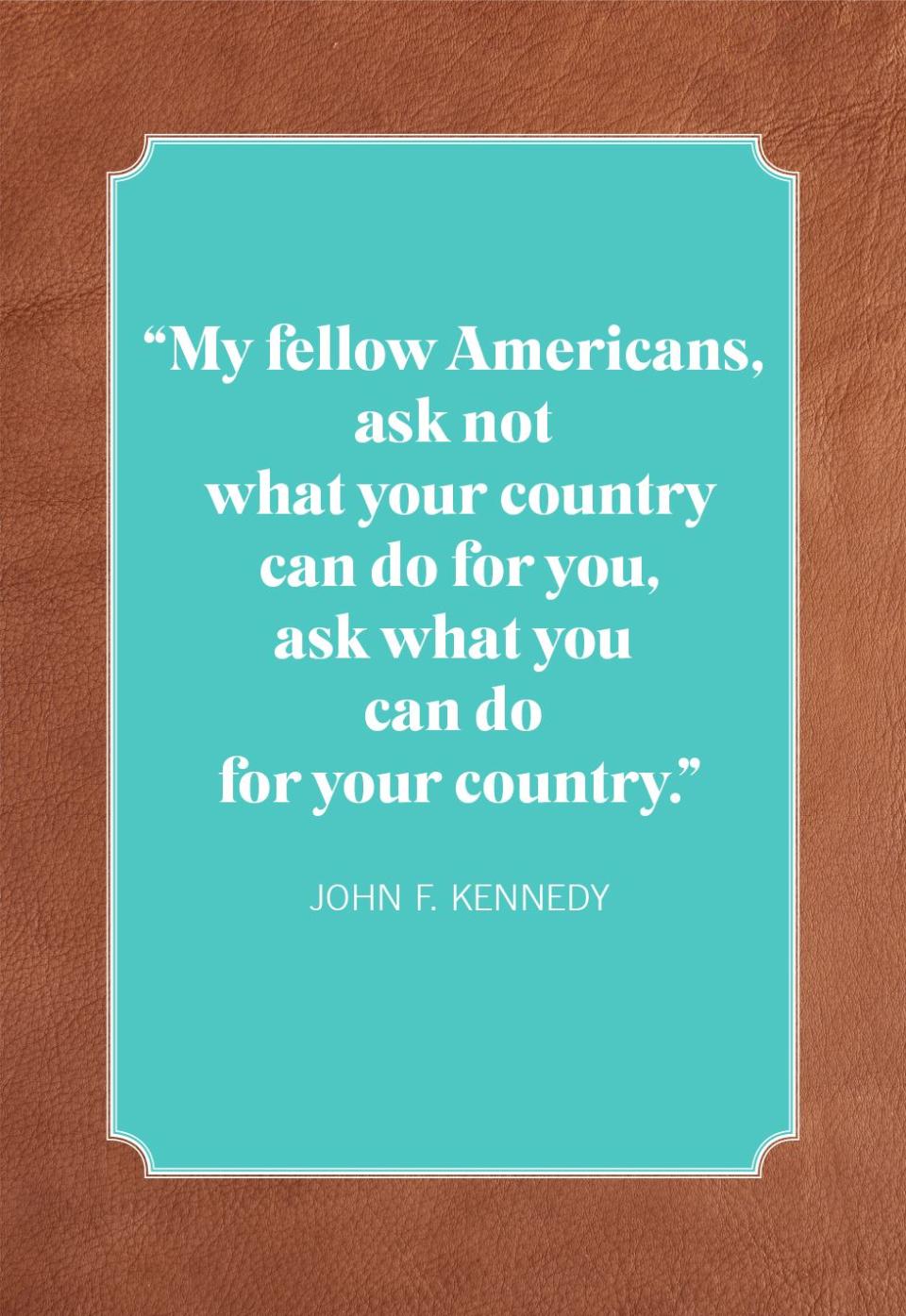 memorial day quotes john f kennedy