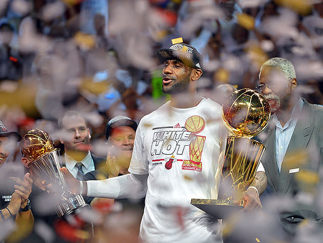 LeBron James Wins Finals MVP - Game 6, Lakers vs Heat