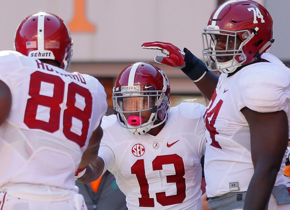 Alabama rushed for 418 yards vs. Tennessee. (Getty)