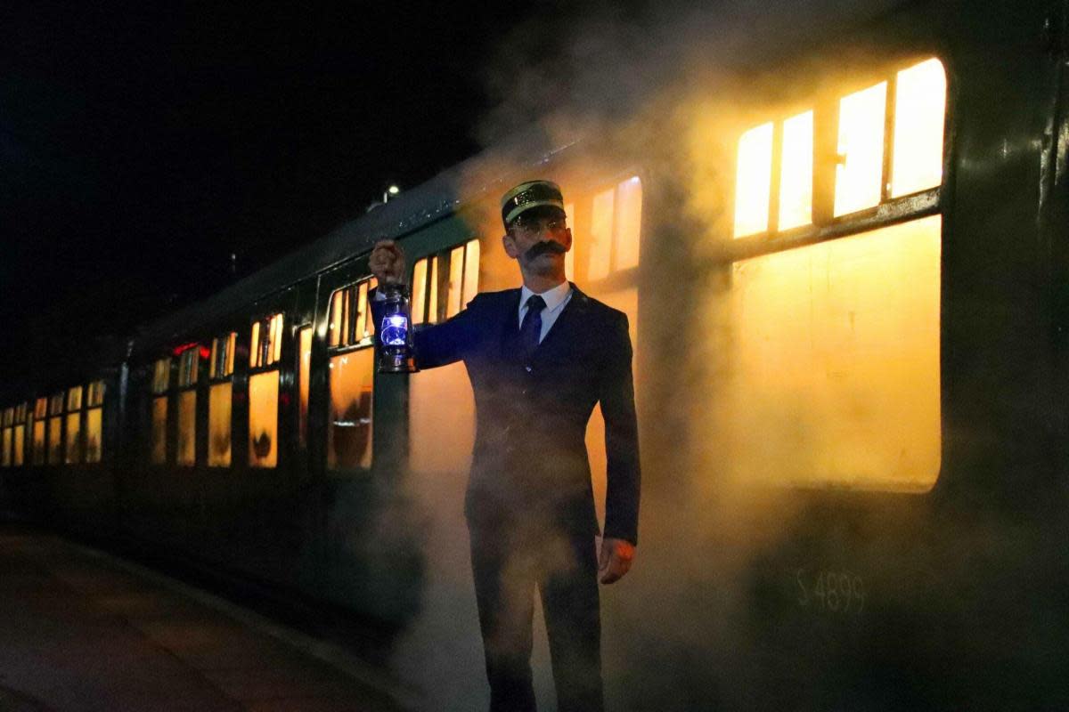 Conductor <i>(Image: Andrew Wright/ The Polar Express Train Ride at Swanage)</i>