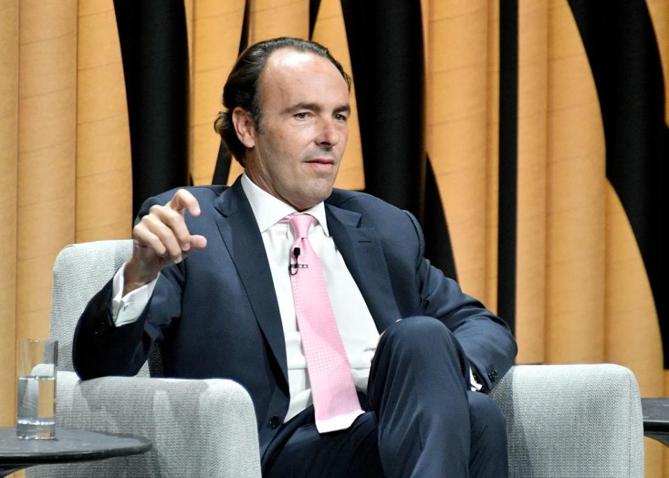 Principal at Hayman Capital Management, Kyle Bass, speaks onstage during “The Disruptive Investor” at the Vanity Fair New Establishment Summit at Yerba Buena Center for the Arts on October 19, 2016 in San Francisco, California. Getty Images for Vanity Fair