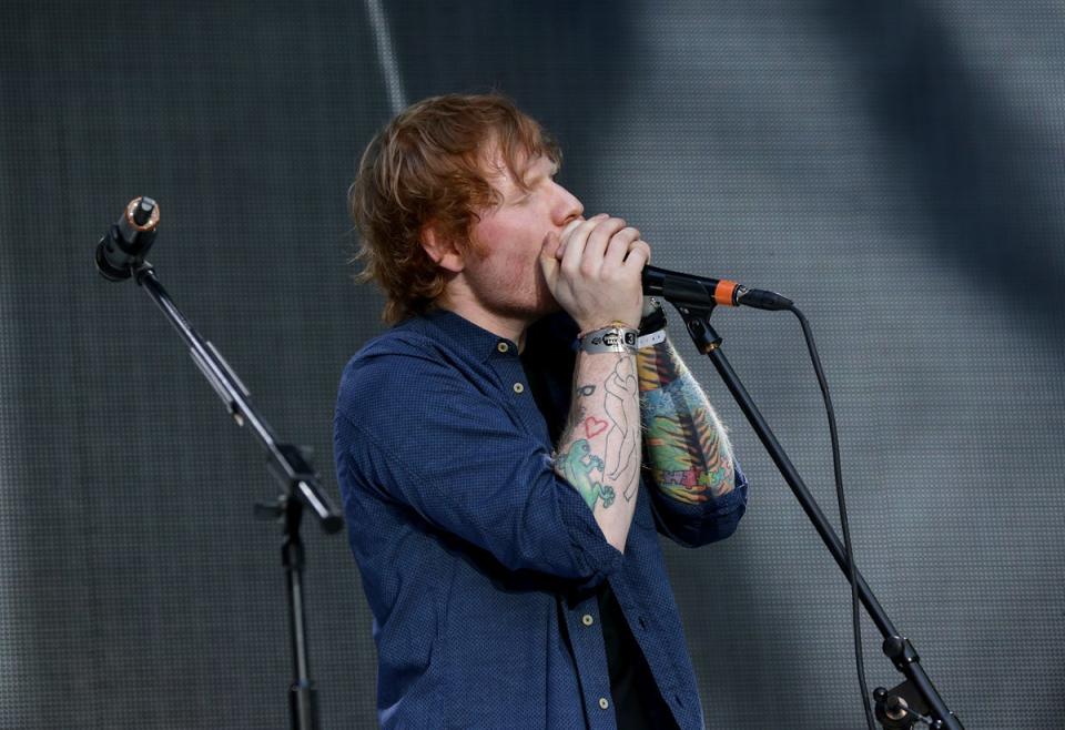Ed Sheeran proved a popular choice, with eight MPs getting free tickets to see the singer (Yui Mok/PA) (PA Archive)