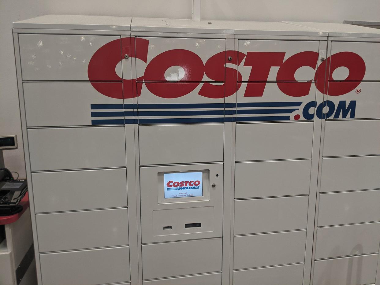 Parcel Locker in Costco Mission Valley (Store #488) in San Diego, CA