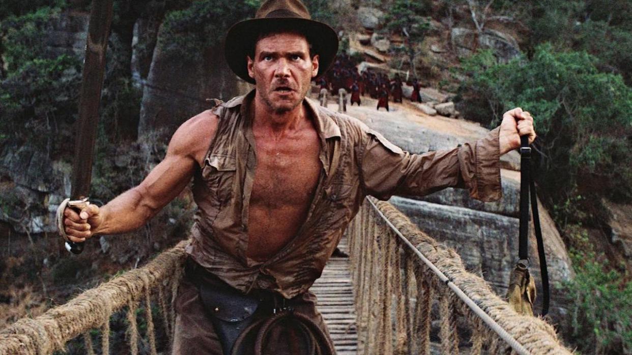  Harrison Ford as Indiana Jones in the Temple of Doom 