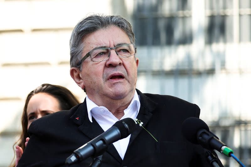 FILE PHOTO: The traditional May Day labour union march in Paris