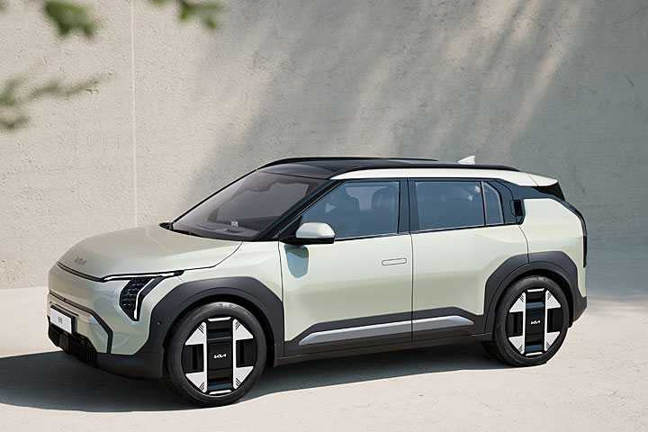 Kia EV3為Kia「最入門電動休旅」，總代理台灣森那美起亞表示將在明年導入。（圖／Kia提供）