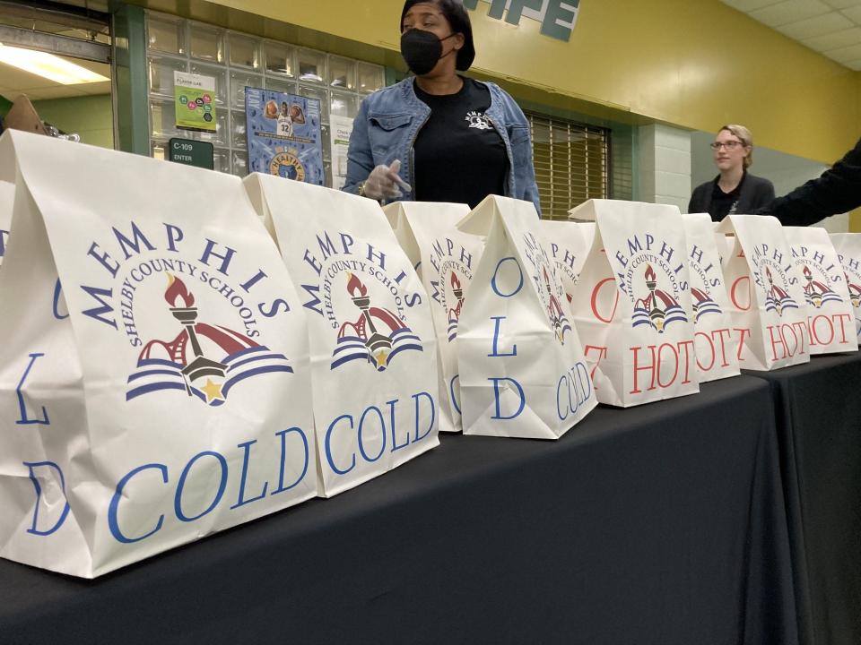 Grab-and-go breakfasts at Booker T. Washington Middle and High.