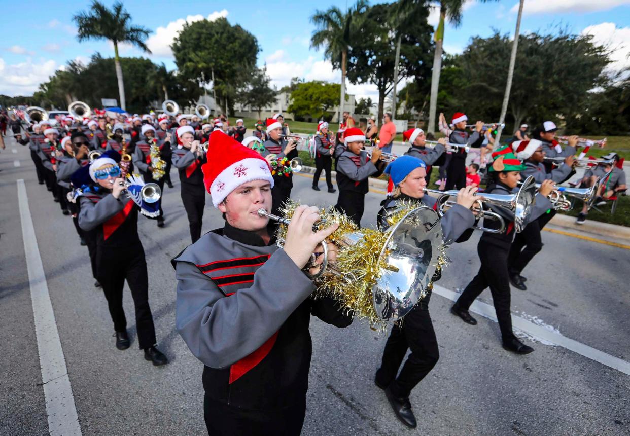 The 39th Annual Wellington Holiday Parade will be held Sunday, Dec. 10 on Forest Hill Boulevard. It will finish at the Wellington Amphitheater.