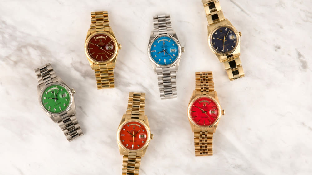 Rolex Stella Dial Collection - Credit: Courtesy of Bob's Watches