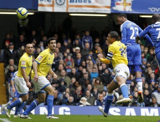 Chelsea's Daniel Sturridge (R) headed home a second-half equaliser to save Chelsea's blushes against Birmingham at a restive Stamford Bridge, but Chelsea manager Andre Villas-Boas' problems mounted after his side laboured to a 1-1 draw with the lower-league side