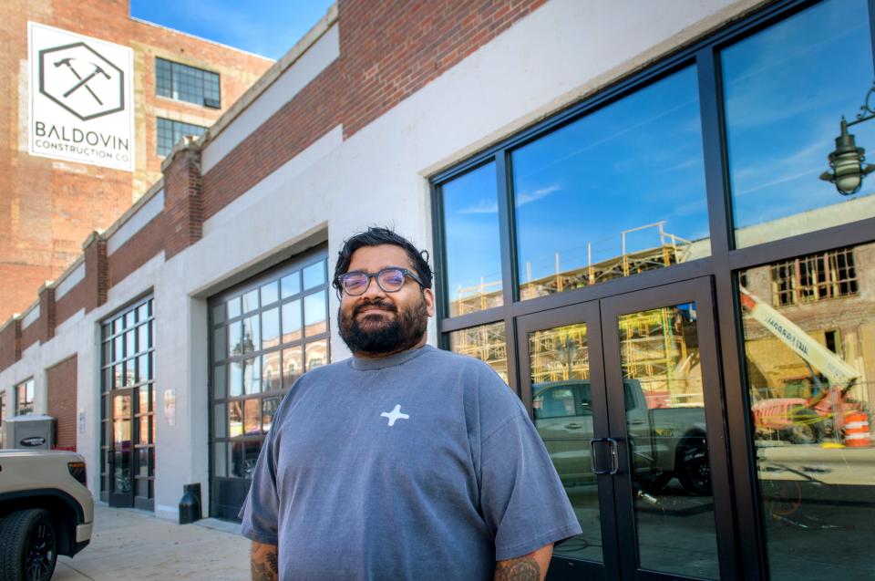 Aaron Francis, owner of the Pop-up Chicken Shop in Bloomington, plans to expand to a new renovated space in the 800 block of SW Adams Street in Peoria's Warehouse District.