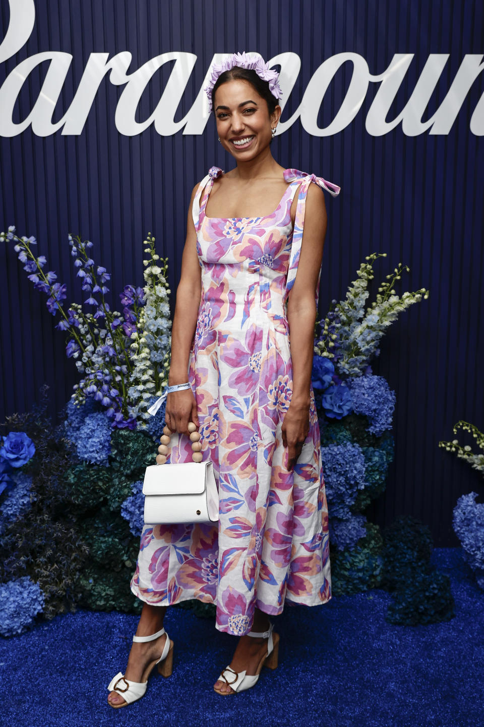 Survivor's Brooke Jowett stunned at the Paramount Birdcage Marquee. Photo: Getty