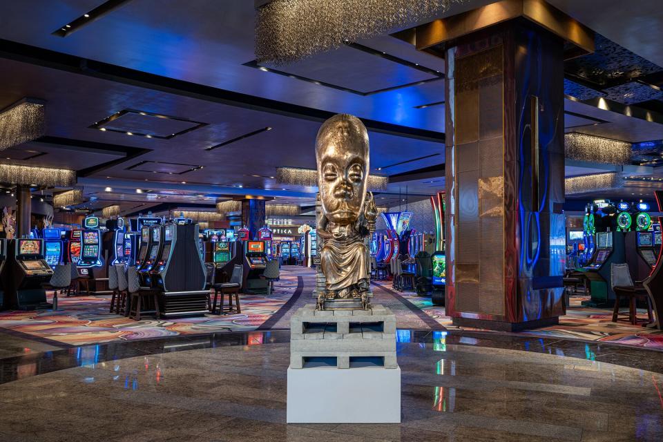 The Oracle By Sandford Biggers in the casino at ARIA