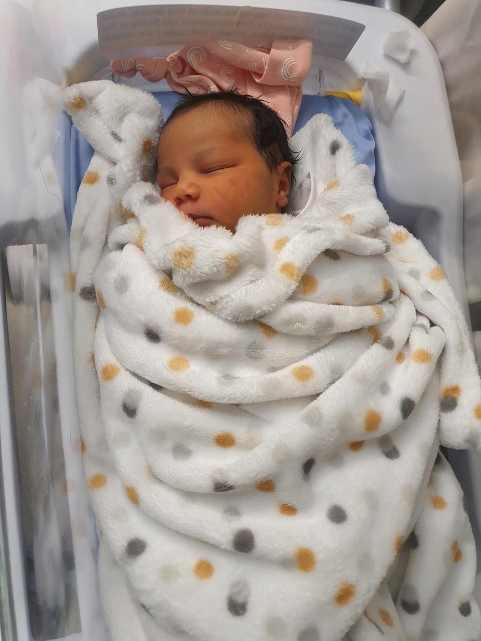 Baby Yohana Alemneh Amare was born one month after her family arrived in Calgary, Alberta.