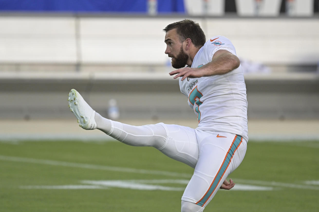 Miami Dolphins kicker Jason Sanders 