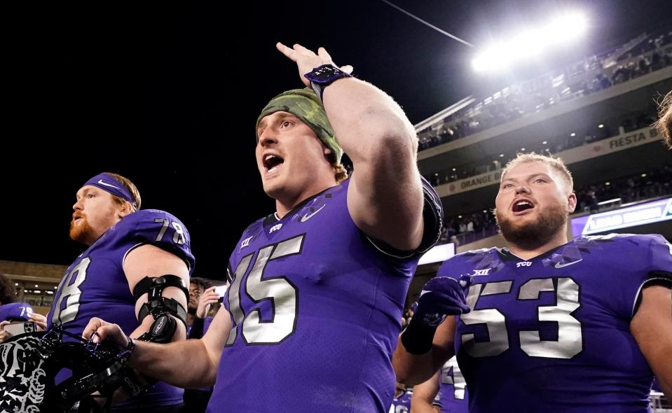 TCU quarterback Max Duggan has risen from Iowa high school football fields, to the Big 12 Conference championship game.