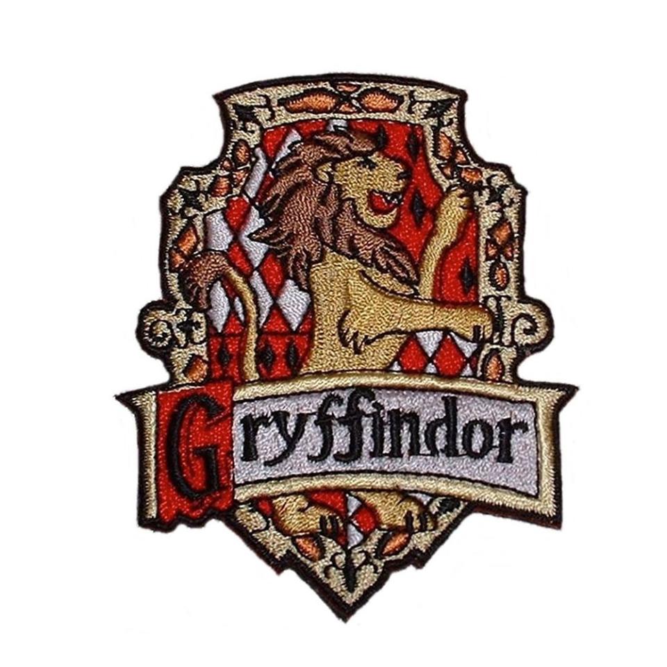 Harry Potter Gryffindor Crest 2 1/2" Wide Embroidered Patch