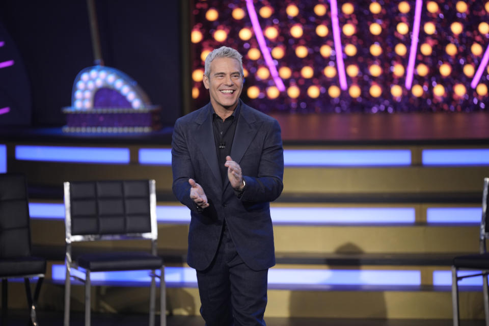 BRAVOCON -- "BravoCon Live with Andy Cohen! The Reading Room from Paris Theater in Las Vegas, NV on Sunday, November 5, 2023" -- Pictured: Andy Cohen -- (Photo by: Charles Sykes/Bravo via Getty Images)