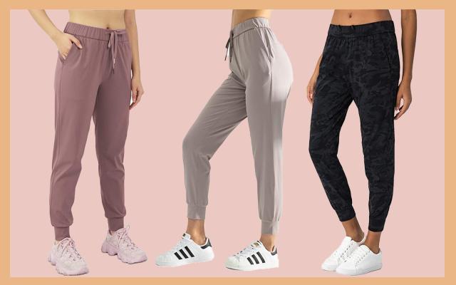 These joggers are an amazing lululemon dupe! They are under $30 today too!  I'm in the small Shop here