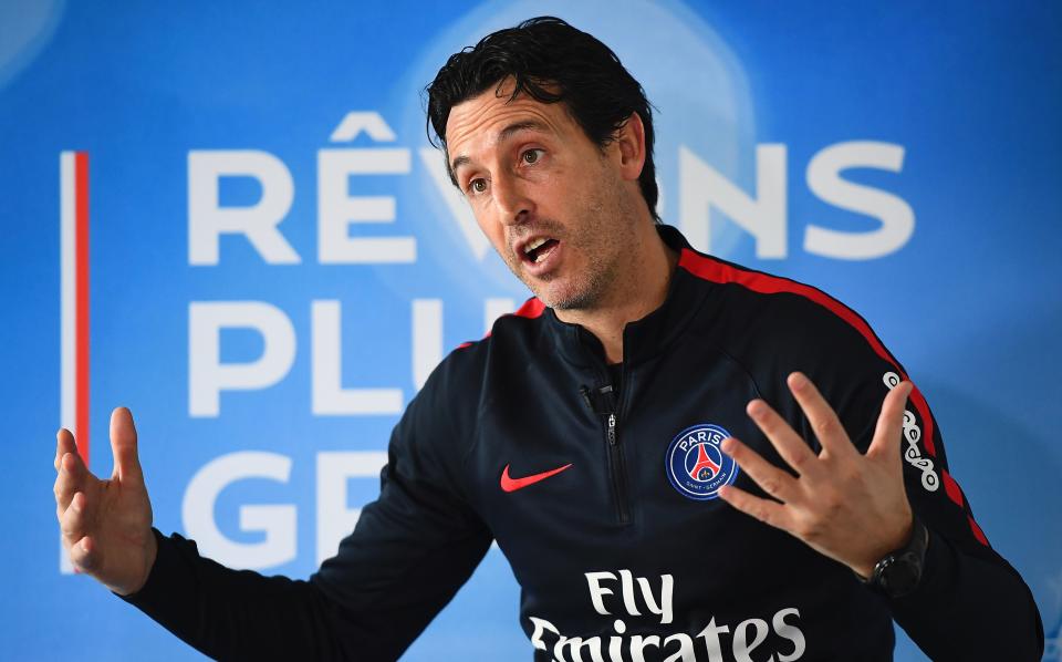 Unai Emery has faced some tough questions during his time at PSG