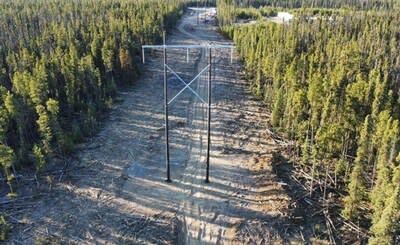 Transmission Line Construction (CNW Group/Artemis Gold Inc.)