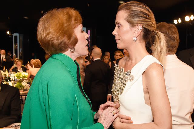 <p>Kevin Mazur/Getty Images for Turner</p> Carol Burnett and Kristen Wiig attend The 22nd Annual Screen Actors Guild Awards at The Shrine Auditorium on January 30, 2016 in Los Angeles, California.