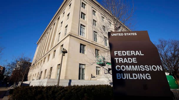 PHOTO: In this Jan. 28, 2015, file photo, the Federal Trade Commission building is shown in Washington , D.C. (Alex Brandon/AP, FILE)