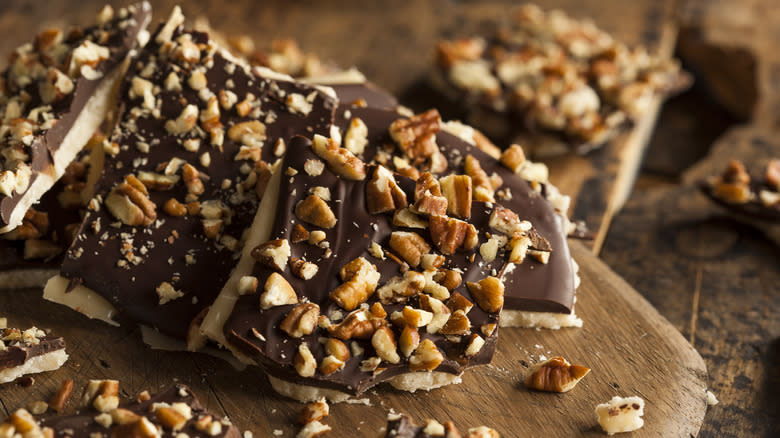 homemade english toffee