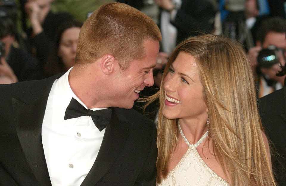 Brad Pitt and his first wife Jennifer Aniston