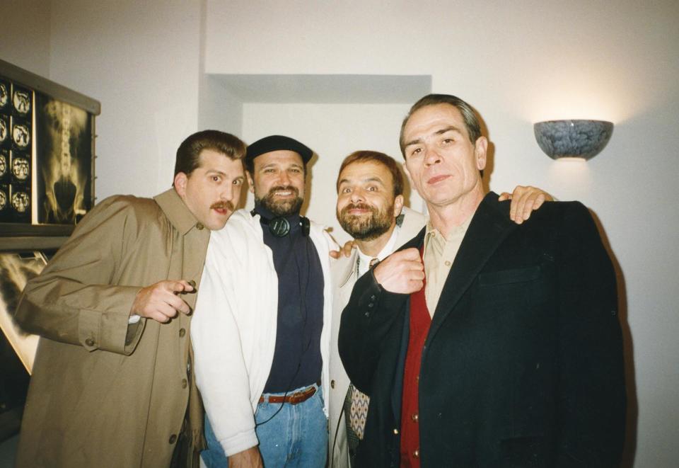 Roebuck, Davis, Pantoliano, and Jones (from left)